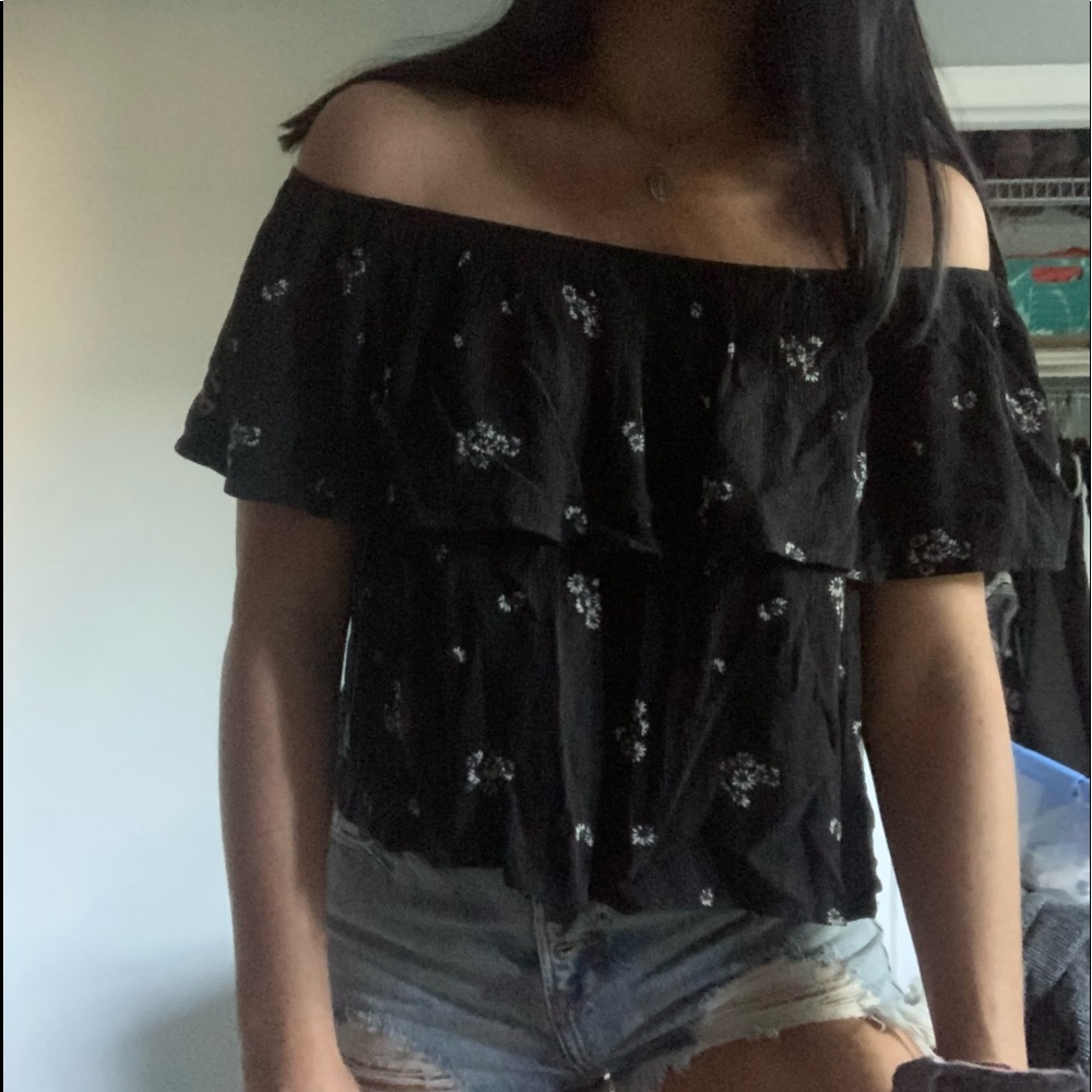 Kendall and Kylie Black Blouse